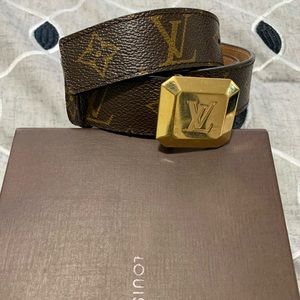 Louis Vuitton Cabochon Monogram Belt